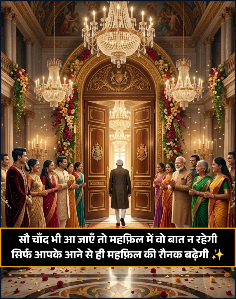 Welcome Shayari in Hindi Text