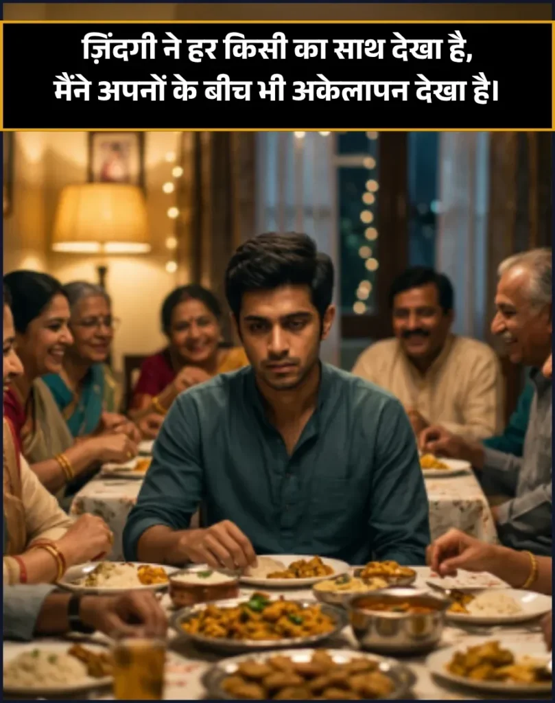 Zindagi Alone Shayari
