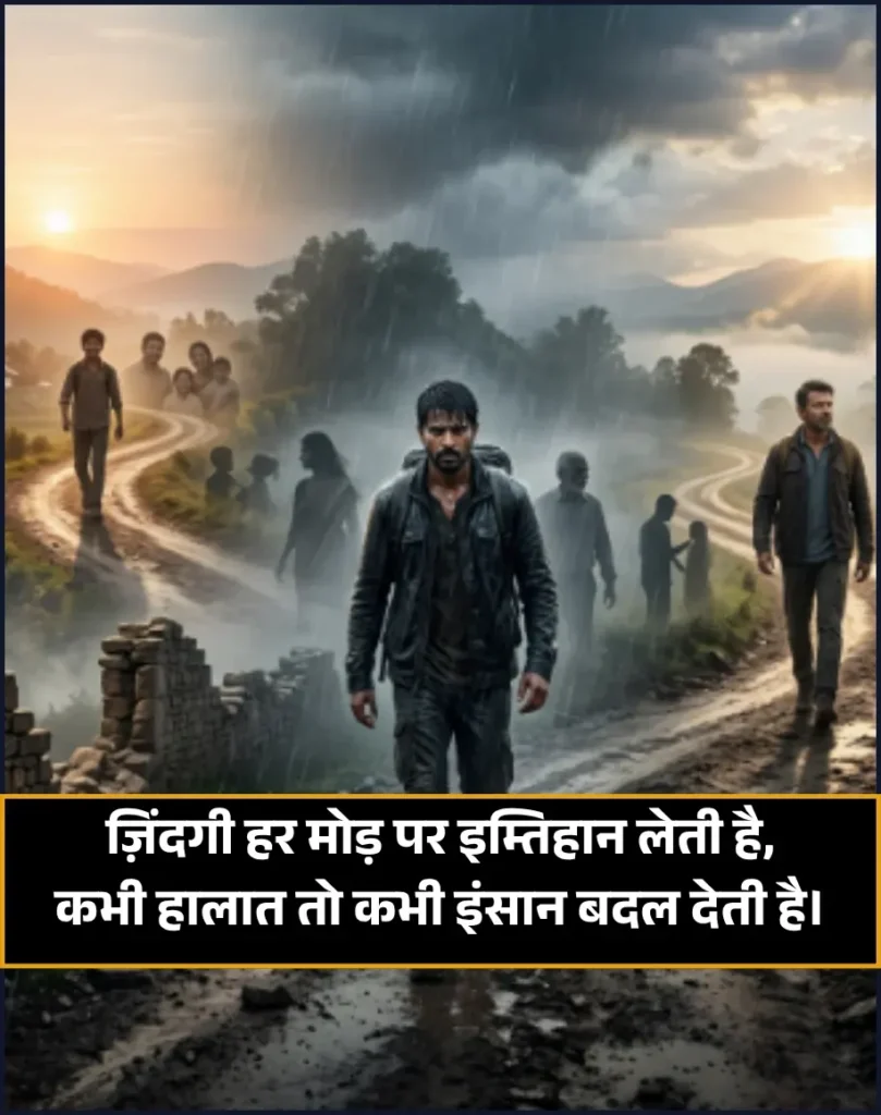 Zindagi Mushkil Waqt Shayari