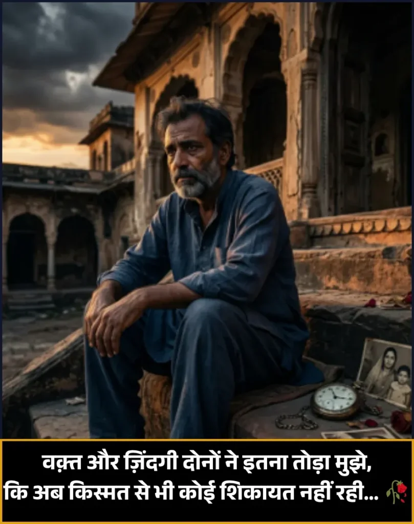 Zindagi Zindagi Waqt Kismat Sad Shayari